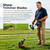 UMONIE 10 Inch X 3 Teeth Brush Cutter Blade for Weedeater Weed Trimmer