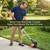 UMONIE 10 Inch X 3 Teeth Brush Cutter Blade for Weedeater Weed Trimmer
