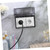 2 Gang Weatherproof Outlet Cover Outdoor Plug Cover Receptacle Protector Flip Socket Box Wall Plug Socket Box Outlet, Black