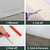 Paintable Baseboard Trim | Peel and Stick Self-Adhesive Design Vinyl Wall Base | Caulk and Trim Strips for Floor, Chair Rail and More, 16.4 ft x 3.9 in