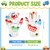 Xtinmee 20 Pairs Kids Cotton Gloves Moisturizing, Age 3-4 Years