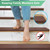 M METERXITY Stair Edge Trim 10FT Vinyl Rubber Stair Nosing Non-Slip Self Adhesive Stair Edge Trim Strips Staircase Step Edge Protector for Indoor/Outdoor Stairs [Brown,0.98 Inch]