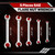 BILITOOLS 12-Piece Flare Nut Wrench Set, 1/4"-7/8" & 6-21mm Line Wrench Set