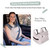 MOYOAMA Post Mastectomy Pillow Post Surgery - Wearable Chest Protection with Secure Straps, Easy-Clean Removable Cover, & Pockets - Breast Reduction/Augmentation & Double Mastectomy Recovery Supplies