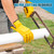 Joyfolk 4 Pcs 2 Inch PVC Pipe 17long Sch40 Industrial Pipes, White
