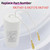 LZXQYMX 60μF 450VAC Motor Capacitor - FA7147-5 FA7175 Replacement Direct Fit for Rotary & Forward Auto Lift Power Units, Snap-in Mount