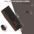 Links9+ Ergonomic Wireless Keyboard and Mouse Combo(Coffee)