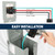NEMA 14-50R Outdoor Power Outlet Box, 50 AMP 125/250 Volt Rv Electrical Panel, Anti-Theft Lockable RV Outlet Receptacle, Predrilled Socket Box for RV, Travel Trailer, EV, Welder, Generator, ETL Listed