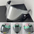 KYT TT Revo Visor Face Shield Replacement for TT-Revo Helmet, Anti-UV Mirrored Shield with Enhanced Impact Resistance （Silver