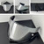 KYT TT Revo Visor Face Shield Replacement for TT-Revo Helmet, Anti-UV Mirrored Shield with Enhanced Impact Resistance （Silver