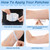 Maitys 30 Pcs Arm Lifts Tapes 5 x 7 Inch Thigh Lifts Invisible Waterproof Transparent Cellulite Adhesive Body Tape for Women Skin Arm Leg Abdomen (Octagon)