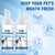 2PCS Pet Oral Tartar Remover Spray, Pets Oral Tartars Removers Foaming Tartars, Pet Dental Foaming Care Spray, Natural Plant Formula, Dog Breath Freshener, Aid in Daily Oral Use for Pets Cats and Dog