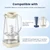 GLACIER FRESH Pitcher Filters Compatible with LifeStraw, Carbon+Ion 1+2