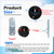 Pomunty Trailer Door Locks Heavy Duty Keyed Alike Hockey Puck Lock 4 Pack