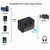 RCA L/R Audio Switcher, 4(2)-in-2(4)-Out Analogue Audio Switch, Noiseless Stereo Speaker Selector for Phono TV Headphones Soundbar PC Game, 4 Way Audio Splitter Box