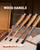 EZARC Wood Chisel Set, 6PCS 1/4-1 Inch CR-V Chisels with Wooden Case