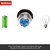 APIELE 22MM Momentary Push Button Switch Mushroom Head Push Button IP65 Waterproof 12V 24V 36 DC 110V 250V AC 5A SPST (22mm, Black)