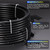 TAILONZ PNEUMATIC Black 12MM Inch OD 10 Meter 32.8ft PU Polyurethane Air Tubing Kit Pipe Hose Air Line Tubing Air Hose Fittings Push to Connect Fittings(31PCS)