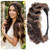 TOECWEGR Synthetic Hair Braided Headband Classic Wide Strands Wedding Disorderly Fluffy Braids Wig Band Women Beauty Accessory