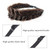 TOECWEGR Synthetic Hair Braided Headband Classic Wide Strands Wedding Disorderly Fluffy Braids Wig Band Women Beauty Accessory