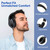 X5 AM FM Radio Headphones, Rechargeable Portable Radio Headset for Mowing