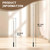 Stainless Steel Clothes Hanger Hook - Extends from 36.6 to 68.1 Inches (93-172cm), Heavy Duty Closet Hanger Reaching Pole, Ceiling, Shelf, and Balcony Use (68.1in)