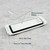KITCHENDAO Airtight Butter Dish with Lid for Countertop and Refrigerator Door Shelf, Butter Keeper, Plastic Butter Holder Tray Container for West/East Coast Butter, White