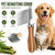 Pet Dematting Comb for Dogs & Cats, 45° Stainless Steel Undercoat Rake Removes Mats, Knots, Tangles & Loose Fur, Grooming Brush for Long & Short Haired Pets, Ergonomic Natural Bamboo Handle