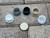 SummitLink Pool Fence Hole Plug Deck Patio Ground Cover Caps (15pcs, Beige (Heavy Duty))
