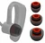 3 Pcs Silicone Ear Tips for Voyager 5200 / Voyager Legend, Replacement S/M/L 3 Size Noise Reduce Rubber Earbuds Gel Wings Compatible with Plantronics Voyager 5200 & Legend - Black