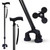 Dr. Aid Tripod 39" Walking Cane, Adjustable Non-Slip, Carbon Black