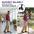 Dr. Aid Tripod 39" Walking Cane, Adjustable Non-Slip, Carbon Black