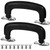 2Pcs Guitar Case Handle Luggage Handles Replacement Suitcase Handles Luggage Pull Handle Carry Luggage Handle Replacement Plastic Pull Handles for Musical Box