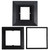 Dynaming Black Mount Base for Solar Post Lights, Fit for 5x5 or 5.5x5.5 Vinyl/Wooden Post (12 Pack)