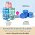 CloudMades Beverage can Toilet Bowl Cleaner，,Septic ToiletBowl Tablets in Bottles，Powerfully Cleans andPrevent Stain Build Up(Ocean&Peach&Jasmine)