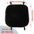 OGLAND Black Genuine Sheepskin Car Seat Cover for Fuzzy Fur Wool Cushion