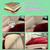 OGLAND Black Genuine Sheepskin Car Seat Cover for Fuzzy Fur Wool Cushion