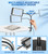 MoKo 10X Floor Magnifying Glass with Light and Stand, Extra Large Lens