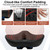 Upgrade Oversize Bike Seat for Men Women, Extra Wide Noseless Bicycle Seat Cushion, Waterproof Comfort Memory Foam Bike Saddle Fit for Peloton Bikes, Exercise Bike, EBikes, City Bike
