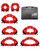 TANYO 7pcs Router Corner Radius Template, 3 in 1 Radius Jig T10-60, R10-60