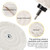 Unicaravan Aluminum Wheel Polishing Kit for Drill Buffing Wheel for Car Motorcycle Wheel Rim Manifold Polishing for Stainless Steel Chrome Wood Plastic Ceramic Glass Woods Machine Jewelry etc 21PCS
