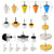 Unicaravan Aluminum Wheel Polishing Kit for Drill Buffing Wheel for Car Motorcycle Wheel Rim Manifold Polishing for Stainless Steel Chrome Wood Plastic Ceramic Glass Woods Machine Jewelry etc 21PCS