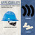 Blosail Hard Hat Sun Shade Compatible with MSA V-Gard Full Brim Hard Hat