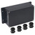 Otdorpatio Junction Box IP65 Waterproof ABS Plastic Electrical Project Case Power Junction Boxes, Project Box with Fixed Ear Black 7.87 x4.72 x2.95 inch (200x120x75 mm)