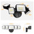 Onforu 15000lm LED Flood Lights Outdoor, 5 Adjustable Heads, Switch Control