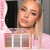 Natural Lash Clusters Kit 10-14MM Lashes Short Eyelash Clusters DIY Wispy Lash Extension Kit C Curl Individual Lashes Cluster Eyelash Extensions with Lash Bond Seal Tweezers(300PCS)