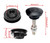 Hood Pins Quick Release Latch Lock Clip Push Button Kit 2.44in/62mm Dia.