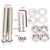 Hood Pins Quick Release Latch Lock Clip Push Button Kit 2.44in/62mm Dia.