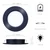 Hoysum 12 Pack 12volt Recessed Lights for RV Interior 2.6 inch Black Finish Low Profile LED Under Cabinet Downlights 3w Camper Van Trailers Boat