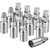 Racewill 12 Pack 1/4" NPTF Hydraulic Hose Fittings, 3/8" I.D. Hose x 1/4" NPTF Male with Protection Cover Hydraulic Hose End Crimp Fitting Kits